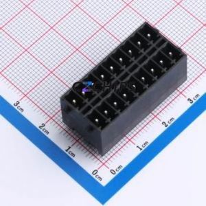 DB2EVHBG-3.5-2*9P-BK Plug-in Terminal Block Through hole,P=3.5mm Connector Board-to-Board / Socket Closed Snap Fixing 2x9P 3.5mm - Product Image 1