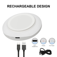 Noir 3.5 pouces éclairé rond en gros Portable tenu dans la main petit Mini 5x loupe ventouse maquillage miroir Compact