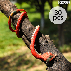 Broma modelo de goma de silicona suave Juguetes De Serpiente de miedo realistas para niños - Product Image 6