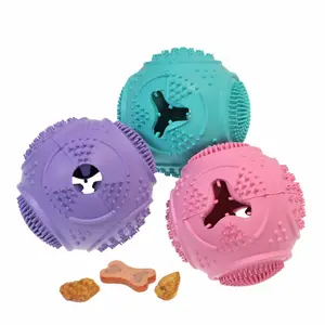 499 quantité minimale de commande couleurs personnalisables jouets pour animaux de compagnie fabricant en gros distributeur de nourriture pour chiens en caoutchouc durable pour la mastication