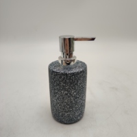 Ensemble d'accessoires de salle de bain en ciment, nouveau design de peinture avec effet de points, 2021