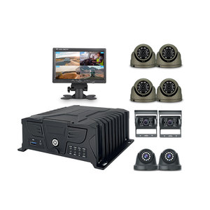 Top Ranking Truck Video <span class=keywords><strong>Recorder</strong></span> 4G MDVR Sistemas de cámara 8 canales HD 1080P AHD Sistemas <span class=keywords><strong>DVR</strong></span> móviles para flotas - Product Image 1