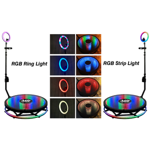 Cabina fotografica 360 portatile con regolazione in altezza adatta per gli utenti di tutte le età in occasione della cabina fotografica per eventi - Product Image 3