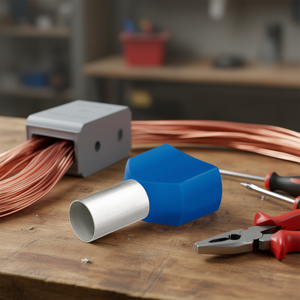 Terminales gemelos preaislados, 100 unidades cada uno, para conexiones eléctricas - Product Image 3