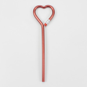 Nouveau design de crayons HB en plastique en forme de cœur avec forme et logo personnalisés - Product Image 2