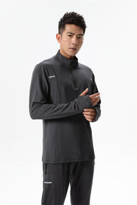 Giacca da ginnastica sportiva da <span class=keywords><strong>uomo</strong></span> con cerniera pantaloni Casual tuta da <span class=keywords><strong>Fitness</strong></span> stampata per la primavera ampia compressione di stile sportivo Casual - Product Image 5