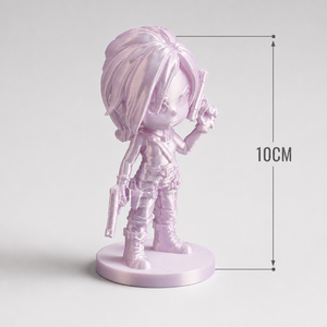 Figurine de personnage de jeu personnalisée imprimée en 3D, version Q, impression FDM, figurine de collection de bureau, OEM ODM - Product Image 4