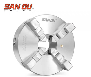 Speciale Prijs Sanou Merk 4-Jaw Claw Koppeling K12 160Mm Doorgaande Gat Zelfcentrerende Handmatige Klauwplaat Voor Draaibank - Product Image 5