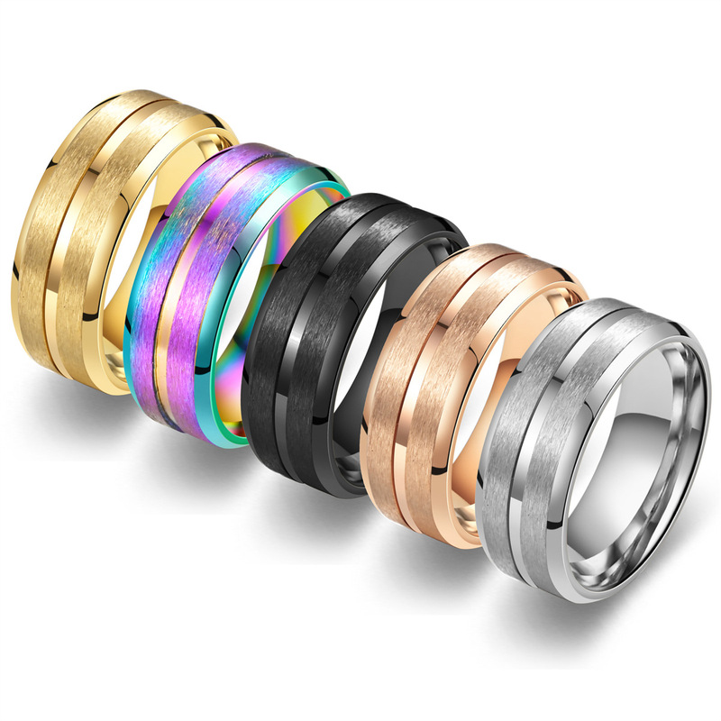 Hot Selling 8MM Titanium Steel Matte
