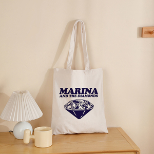 Bolso de Hombro de Pana con Cremallera <span class=keywords><strong>Marina</strong></span> & Diamonds Personalizado, Bolso de Mano Casual, Bolso Cruzado Ecológico para Mujer, Bolsos de Mensajero Vintage - Product Image 5