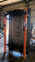 Machine de musculation multifonctionnelle à double poulie avec système de câbles et empilement de poids, accessoires complets, pour usage commercial et domestique