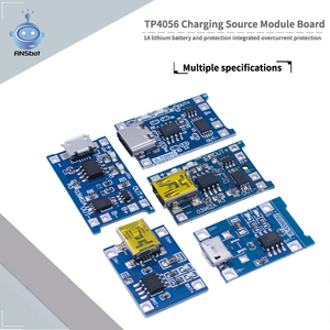แผงวงจรโมดูลชาร์จ TP4056 1A แบตเตอรี่ลิเธียมและการป้องกันกระแสไฟเกินอินเตอร์เฟสไมโคร/มินิ - Product Image 5