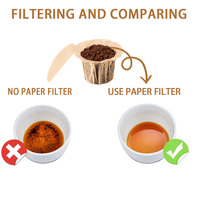 Filtres K-Cup 100% biodégradables, jetables, pour cafetières à portion individuelle, K Latte, K Select, K Compact