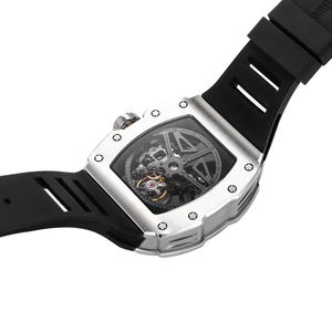 Automatic Luxury Stainless Steel <b>Watch</b> Sapphire Crystal <b>Waterproof</b> Luminous Dial Pointer Display Mechanical Movement Auto Date - Product Image 5