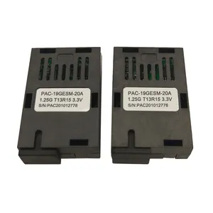 Pacbtech <span class=keywords><strong>1x9</strong></span> 155m sợi đơn <span class=keywords><strong>bidi</strong></span> 1310/1550nm 20km sợi quang thu phát quang mô-đun - Product Image 1