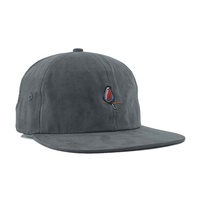 Gorra de béisbol sin estructura para hombre, gorro de béisbol con logotipo bordado personalizado, color gris