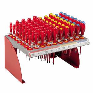 Jeu de tournevis Usag 117 pièces, embouts Phillips, qualité industrielle, poignée antidérapante avec support de rangement - Product Image 1