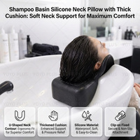Almohada de Soporte para Cuello de PVC Impermeable con Textura de Puntos para Lavacabezas, Suministro de Fábrica, para Equipo de Salón