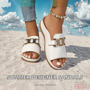 Sandalias Planas de Diseño Ligero y Sexy para Mujer, Verano 2025, Chanclas de Alta Calidad con Cierre de Correa, Venta al Por Mayor - Product Image 2