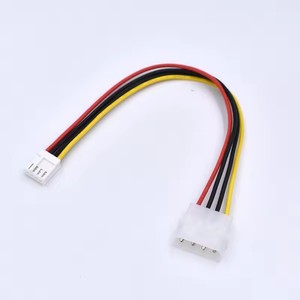 สายไฟคอมพิวเตอร์ภายในแบบ IDE DC ขนาด 20 ซม. 18AWG สำหรับเชื่อมต่อ <span class=keywords><strong>Floppy</strong></span> 4 พิน Molex <span class=keywords><strong>5.25</strong></span> ตัวผู้ กับ 4 พิน 3.5 ตัวเมีย FDD - Product Image 1