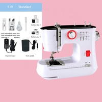 Machine à coudre surjeteuse Fabricants 12 modèles Vente en gros de mini machines à coudre électriques domestiques à alimentation directe par points
