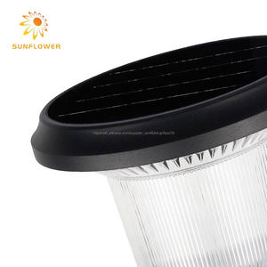 Ahorro de energía inalámbrica decorativo jardín parque al aire libre <span class=keywords><strong>ronda</strong></span> <span class=keywords><strong>pilar</strong></span> Solar llevó la luz <span class=keywords><strong>del</strong></span> césped - Product Image 5