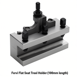 Portaherramientas plano Fervi de 100 mm de longitud para metalurgia - Product Image 2