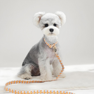 สายจูงสุนัขสุดหรูยาว1.3ม. ผ้าคอตตอนเนื้อนุ่มปรับได้สไตล์ทันสมัยออกแบบได้ตามต้องการ - Product Image 1