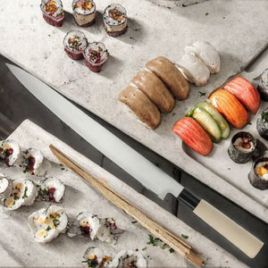 Japanese Style 10.5 Inch <b>Sushi</b> <b>Knife</b> Sashimi Filleting <b>Knife</b> Wooden Handle for Kitchen - Product Image 3