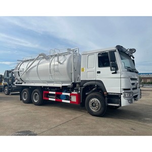 รถบรรทุกทำความสะอาดและดูดสิ่งปฏิกูล HOWO 380 แรงม้า 6x4 เกียร์ธรรมดา ดีเซล มาตรฐานไอเสียยูโร 2 - Product Image 3