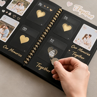 Livre à gratter personnalisé pour couples, 60 idées romantiques pour des soirées en amoureux, album de scrapbooking, cadeau d'anniversaire, de mariage ou de fiançailles, vente chaude