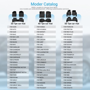 Alfombrillas de coche personalizadas de TPE 5D tipo bandeja profunda al por mayor de fábrica para Volkswagen Bora - Product Image 4