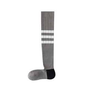 Compression Over The Knee Socks White Cotton Yoga Running Fitness Micro Pressure Support Seamless Athletic Socks - Product Image 2