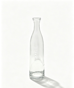 Bouteille de whisky, bourbon, scotch transparente haut de gamme, 700 ml, 750 ml, haute et fine, en verre, la plus vendue en gros et en OEM - Product Image 4