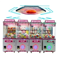 Machine à griffes à monnayeur (billets, pièces) avec cabinet métallique, mini jeu d'arcade pour attraper des peluches et jouets, distributeur automatique à vendre