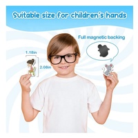 Jeux de Mots CVC, Jeux de Phonétique, 50 Aimants de Réfrigérateur en Mousse pour Enfants, Jouets de Thérapie Pédagogique pour Tout-petits, Apprentissage de la Lecture et de l'Orthographe