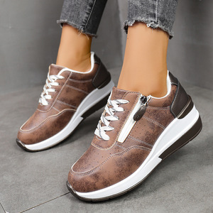 Zapatos Deportivos Clásicos para Mujer, con Suela Gruesa, Ligeros, Duraderos, Transpirables, Cómodos, Casuales, para Caminar - Product Image 3