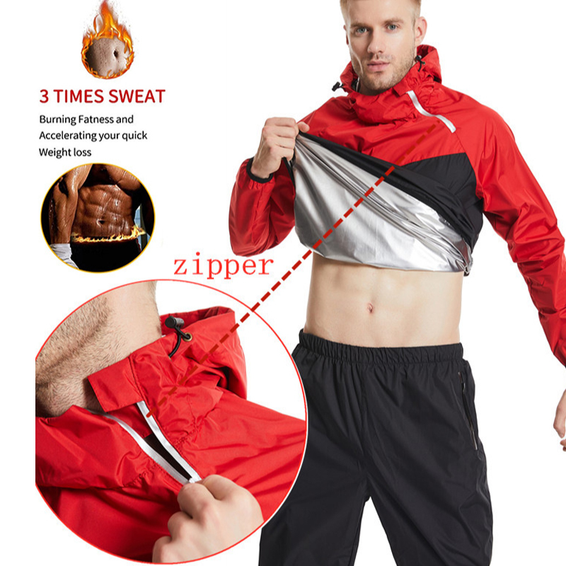 T-shirt De Sauna Homme - Vêtement Chauffant Pour Sport, Perte De Poids - 100% Polyester