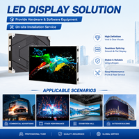 Écran LED COB anti-collision à pas fin 0306, puce grande taille, faible consommation, IP41, étanche à la poussière, pour mur publicitaire d'entreprise