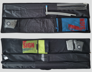 Bastones <span class=keywords><strong>de</strong></span> bandera rectangulares, 3,3 M, 4,3 M, Base cruzada con bolsa <span class=keywords><strong>de</strong></span> <span class=keywords><strong>agua</strong></span>, pancarta <span class=keywords><strong>de</strong></span> volante <span class=keywords><strong>de</strong></span> viento para juego deportivo - Product Image 5
