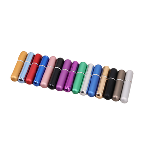 Draagbare Aluminium Glas Parfum Verstuiver Nevel Spray Inhalator Sticks Gekleurde Katoenen Lonten Leeg Hervulbare Metalen Persoonlijke Verzorging - Product Image 1