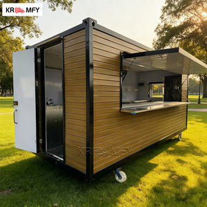 Cafetería en Contenedor Marítimo, Quiosco de Café - Diseño Prefabricado Contemporáneo, Construcción de Acero Resistente - Product Image 1