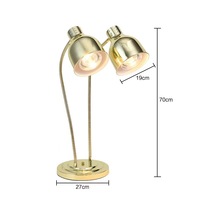 Lampe chauffante de type buffet de luxe la plus populaire, lampe de table pour buffet, hôtel, restaurant