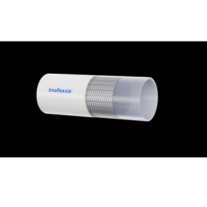 Manguera Revestida de PTFE con Trenzado de Acero Inoxidable 304 y Cubierta Exterior de Silicona Curada con Platino para Corte Químico a Alta Temperatura - Product Image 1