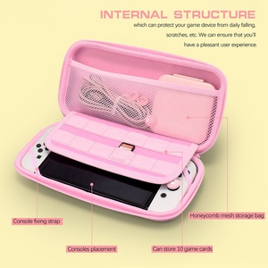 Modx-pochette de rangement pour Nintendo <span class=keywords><strong>Switch</strong></span> <span class=keywords><strong>OLED</strong></span> / <span class=keywords><strong>Switch</strong></span> Lite, dessin animé, jolie sacoche de voyage, accessoire de jeu, vente en gros - Product Image 5