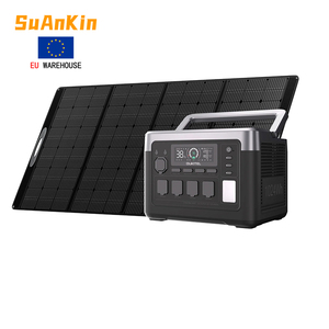 Générateur solaire 1800W 1024WH, batterie électrique solaire, station d'alimentation portable d'urgence pour la maison et l'extérieur - Product Image 1