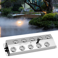 Pompe à eau en acier inoxydable pour humidificateur, cylindre de bassin, fontaine paysagère, atomiseur pour décoration de jardin