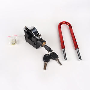 KINBAR उच्च गुणवत्ता मोटरसाइकिल साइकिल यू ताला अलार्म ताला - Product Image 2