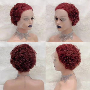 Wholesale Human Hair Lace Front <strong>Pixies</strong> Curly <strong>Wigs</strong> Perruque <strong>Pixie</strong> Cut <strong>Wig</strong> Human Hair Lace Front <strong>Wigs</strong> - Product Image 5
