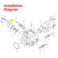 Vanne solénoïde SCV de pompe haute pression pour Super8 SK130-8 SK140-8, vanne de contrôle d'aspiration pour engins de construction, Chine
